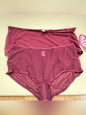 Parade re:play boyshorts Maroon panties Plus size XL 2XL